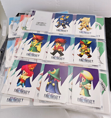 RARE 1992 Final Fantasy 5 V 100+ Card Collection Squaresoft Square
