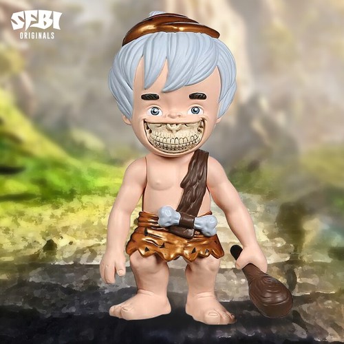 Ron English Hanna-Barbera Flintstones BAMM BAMM SFBI Originals H20CM Figures - Picture 3 of 5