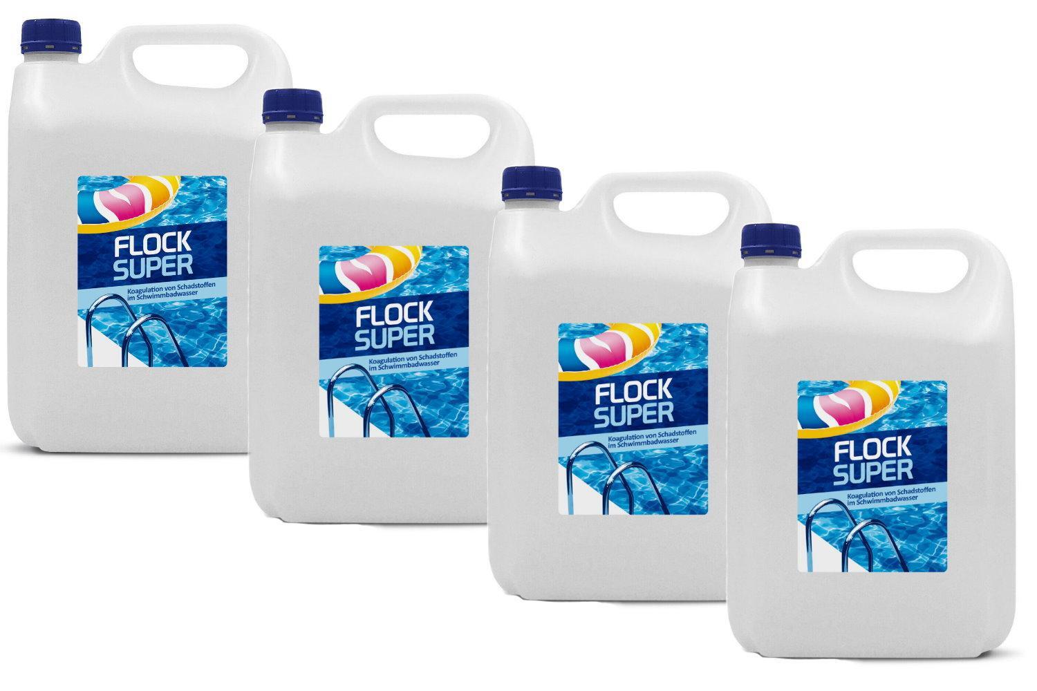 Superflock líquido para piscina floculante floculante cuidado del agua coagulación