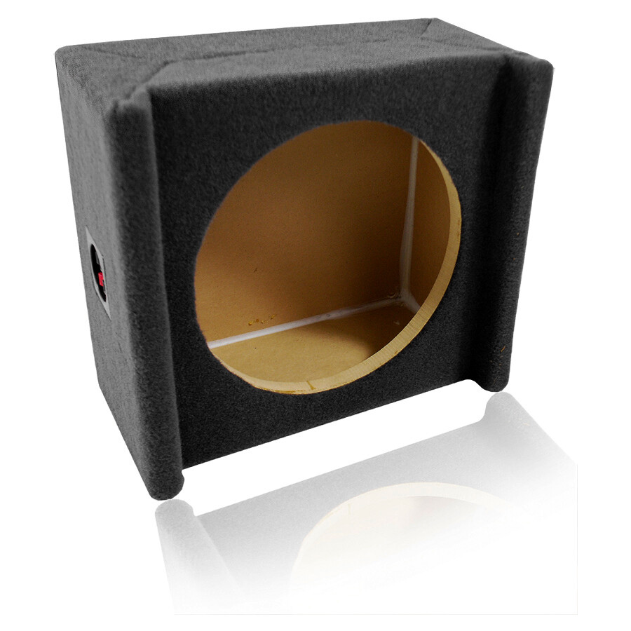 .27 ft³ ShallowMount MDF Downfire Sub Enclosure Box for 10" Slim Car