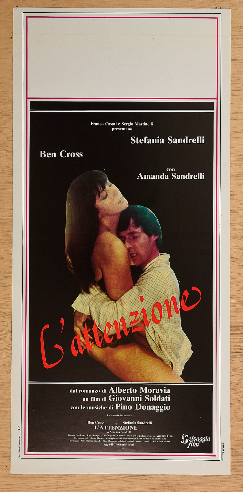 Locandina di L'attenzione (1985)