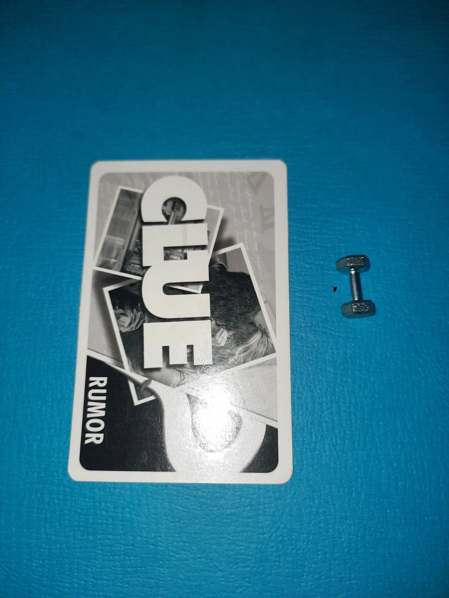 Clue Discover the Secrets Weapon Dumbbell Replacement Game Piece