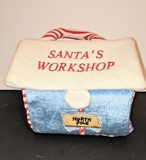Aurora Santa's Workshop Snowman Reindeer Baby Toddler Plush Carry Case