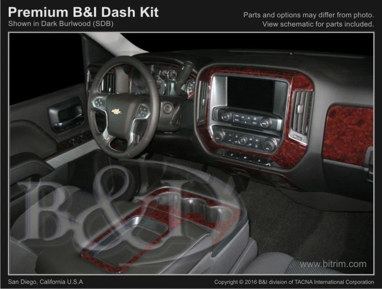 Chevy silverado wood dash kits deals