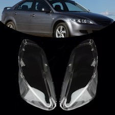 2x Front Headlight Lens Cover LampShade L&R ADP10786301S Pour Mazda 6 03-08