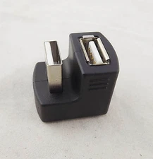 USB 2.0 180 Degree Angle A Male to Female Extension Converter Adapter Connector