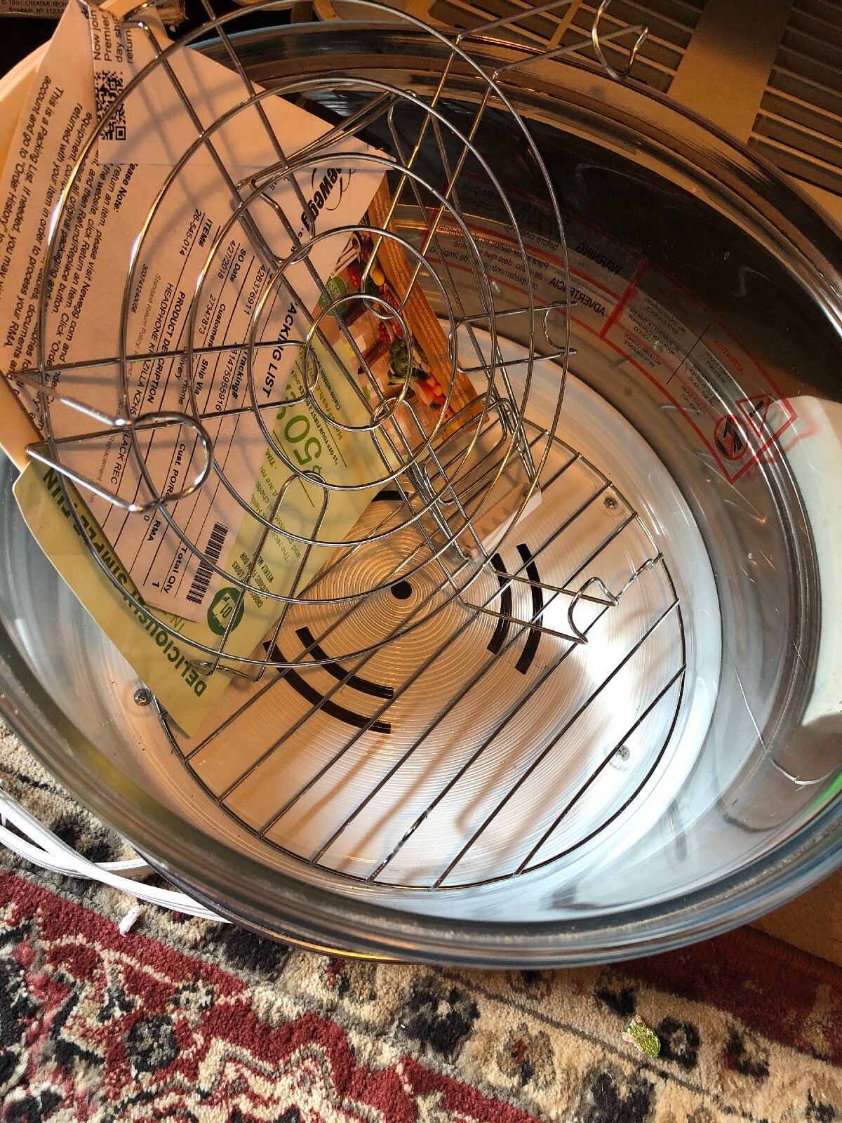 eWave EWGC12W3 1300Watt Glass Bowl Convection Oven Satisfaction