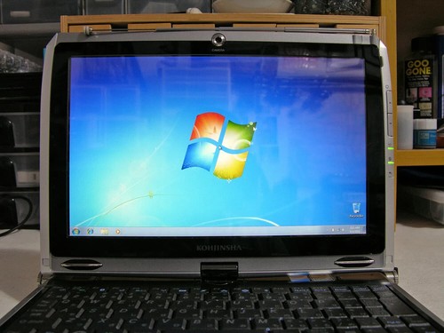 KOHJINSHA SX S SERIES UMPC INTEL ATOM 1.33GHz 60GB 2GB TOUCHSCREEN WIN 10 *RARE* - Picture 2 of 12