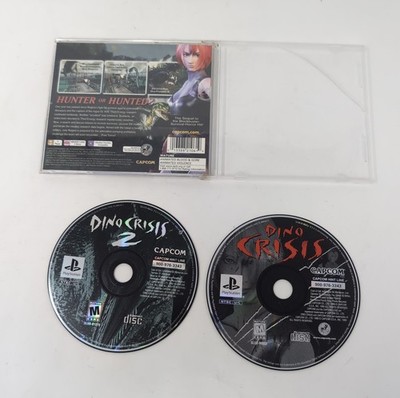 Dino Crisis 1 & 2 (PS1 Sony PlayStation 1) Horror Bundle Capcom