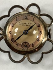 Certina Women Watch 10KRGL Swiss 17j Seconds ...