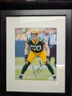 AJ Hawk Signed Framed Original 8X10 Photo Green Bay Packers NFL Football JSA COA