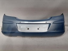 Opel Corsa D original Stoßstange Stossfänger hinten Z21C Aeroblau 3-Türer Bj.200