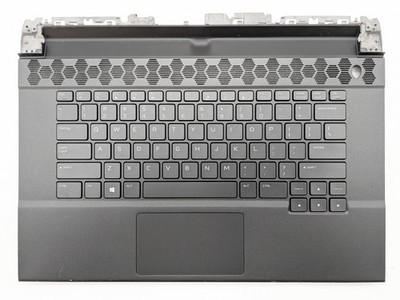 Genuine Dell Alienware M15 R4 Palmrest US/EN Keyboard Assembly