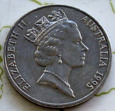 COIN AUSTRALIA 20C 1993 AU 189