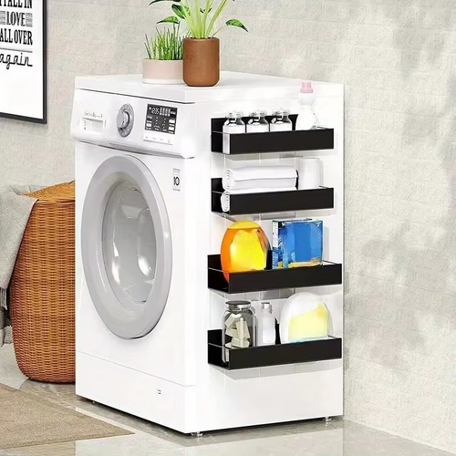 2 Stück Magnetische Aufbewahrung Regal Haushalt Küche Kühlschrank Waschmaschine Seite - Bild 6 von 16