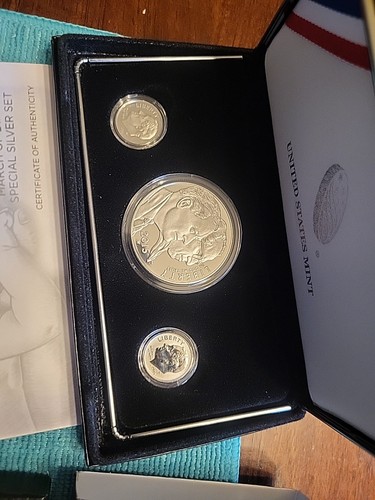 2015 March of Dimes Special Silver 3 Coin Set With OGP/COA - Picture 2 of 2