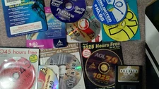 Lot of 30 America Online Collectible CDs & Other Internet Companies CDs & Disks