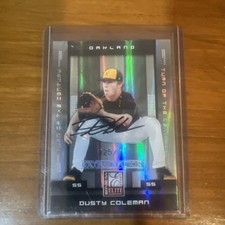 L33,041- 2008 Donruss Elite Extra Auto Turn of the Century #32 Dusty Coleman/719