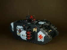 Black Templars Land Raider Crusader Warhammer 40k Pro-painted COMMISSION
