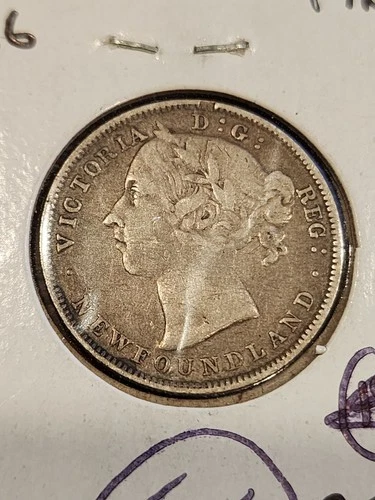 1896 Newfoundland 20 Cents — photo from the most recent tracked eBay sale