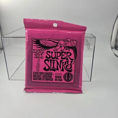 NEW Sealed - Ernie Ball Super Slinky Nickel Wound Electric Guitar Strings 9-42