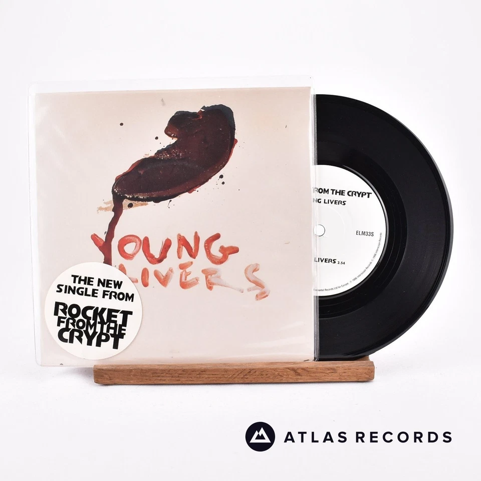 Rocket From The Crypt - Young Livers - 7" Vinyl Record - EX/EX - Image 2 of 4