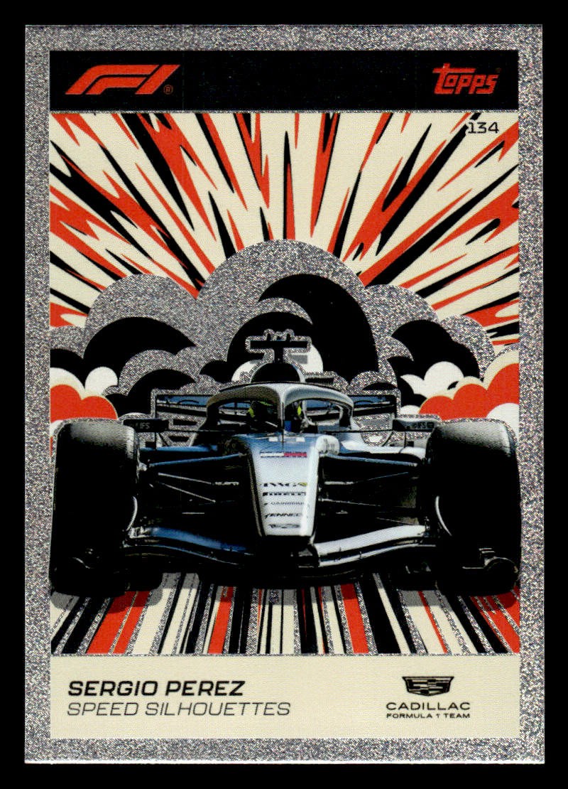 2026 Topps Turbo Attax F1 #134 Sergio Perez Card Cadillac Formula 1 Team