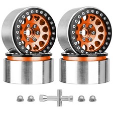 HobbyPark Aluminum 1.9 Beadlock Wheels 1/10 RC Crawler Traxxas TRX4 Axial SCX10