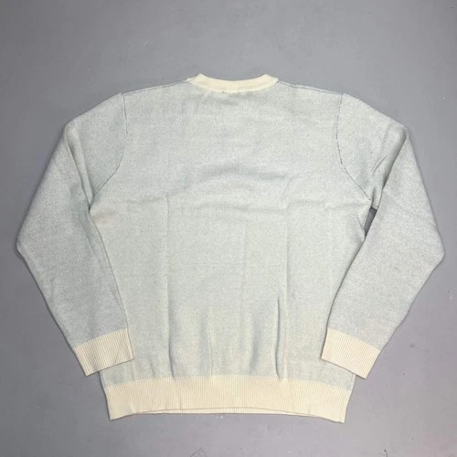 CPG CODEGRAPHY WORLDWIDE Sweater Women's Sz L Green/Crème WCPG-SWTR-NTRL-2022-3 image 8