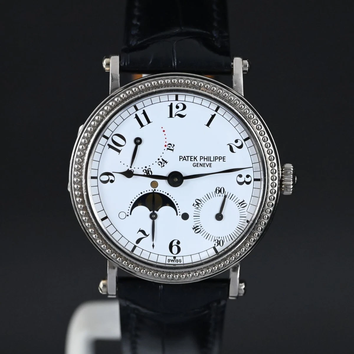RELOJ PATEK PHILIPPE 5015 COMPLICACIÓN ORO BLANCO 18K 35 MM (V.BUENO Y ORIGINAL)