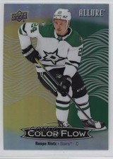 2024-25 Upper Deck Allure Color Flow Yellow Green Roope Hintz #CFL-48 0z3d