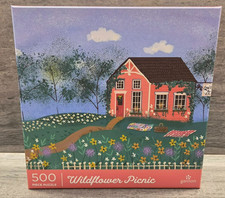 Galison - Wildflower Picnic - 500 Piece Puzzle - NEW
