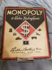 1930 s Vintage Monopoly Parker Brothers Trading Game