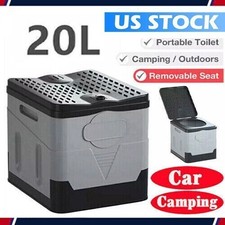 20L Portable Folding Toilet Car Outdoor Travel Potty for Camping Hiking Beach  