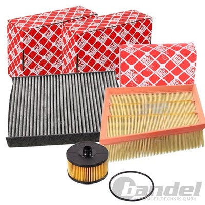 FEBI POLLEN- LUFT- ÖL-FILTER PAKET passend für Renault Megane 4