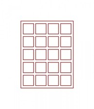 Lindner - 2820 - D-Box Standard (Is Standard) With 20 Lockers Squares 47 X 4