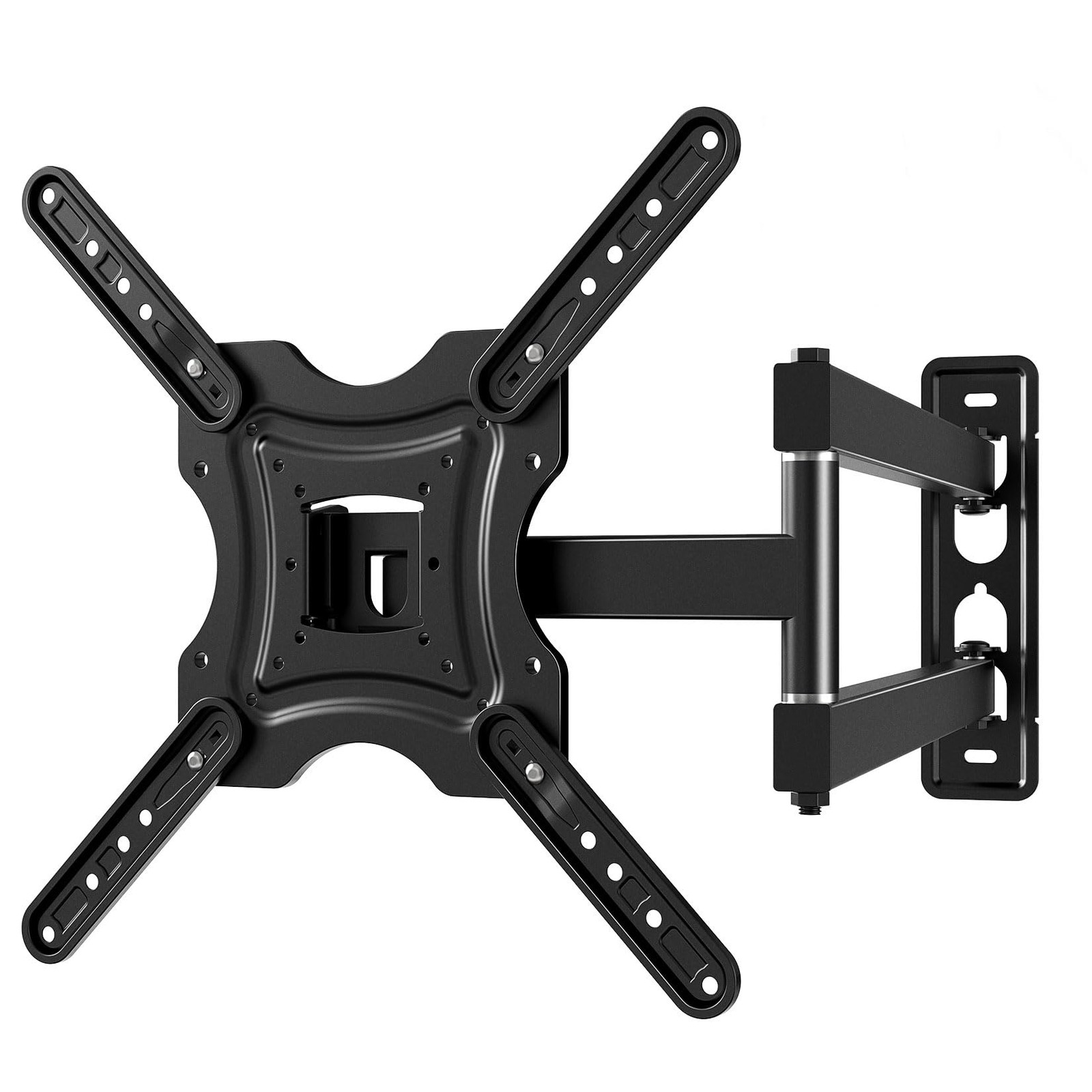 Full Motion TV Wall Mount Corner Bracket Swivel Tilt Arm VESA 400x400mm 55 In
