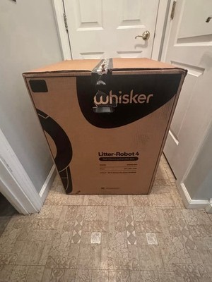 Whisker Litter Robot 4 Wi-Fi Self-Cleaning Cat Litter Box / Black - Open Box