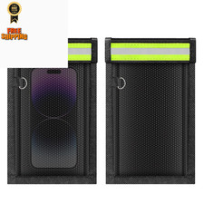 2 Pack Faraday Bags for Phones  Car Keys, Cell Phone Signal 2 Pack, Black