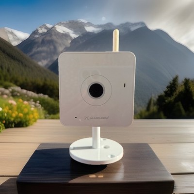 Alarm.com ADC-V520 WiFi Security Camera w/ Power Adapter   Tested Working