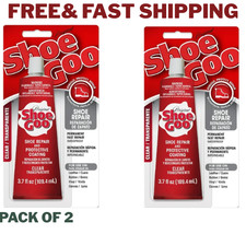  2 Pack Eclectic Shoe Goo Shoe Repair Adhesive, Clear, 3.7 fl oz NEW  