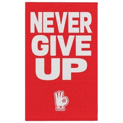 John Cena Never Give Up White Logo Red Rally Towel 11x18 size | eBay