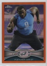 2012 Topps Chrome Retail Orange Refractor Fletcher Cox #82 07x4