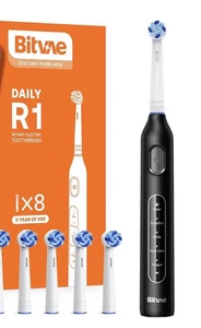 Bitvae R1 Electric Toothbrush Rotary 5 Modes 8 Brush Heads