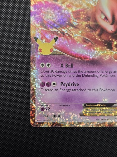 Mewtwo-EX - 54/99 (Classic Collection) Celebrations NM Pokemon TCG - Picture 5 of 10
