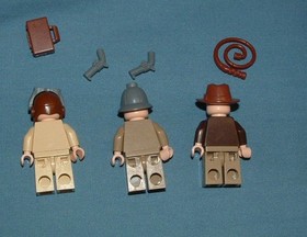 INDIANA JONES, FIGHTER PLANE ATTACK SET 7198 - LEGO - 2009 - USED