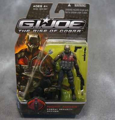 GI Joe ROC Rise of Cobra Night Adder Action Figure 4in 2009 L