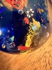 MURANO Style Ocean in Glass Art Paperweight Aquarium Sting Ray Fish Excellent — photo 5