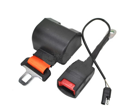FORKLIFT RETRACTABLE SEAT BELT *ORANGE*  WITH 5 Amp ACTIVATOR SWITCH NEW 60 inch