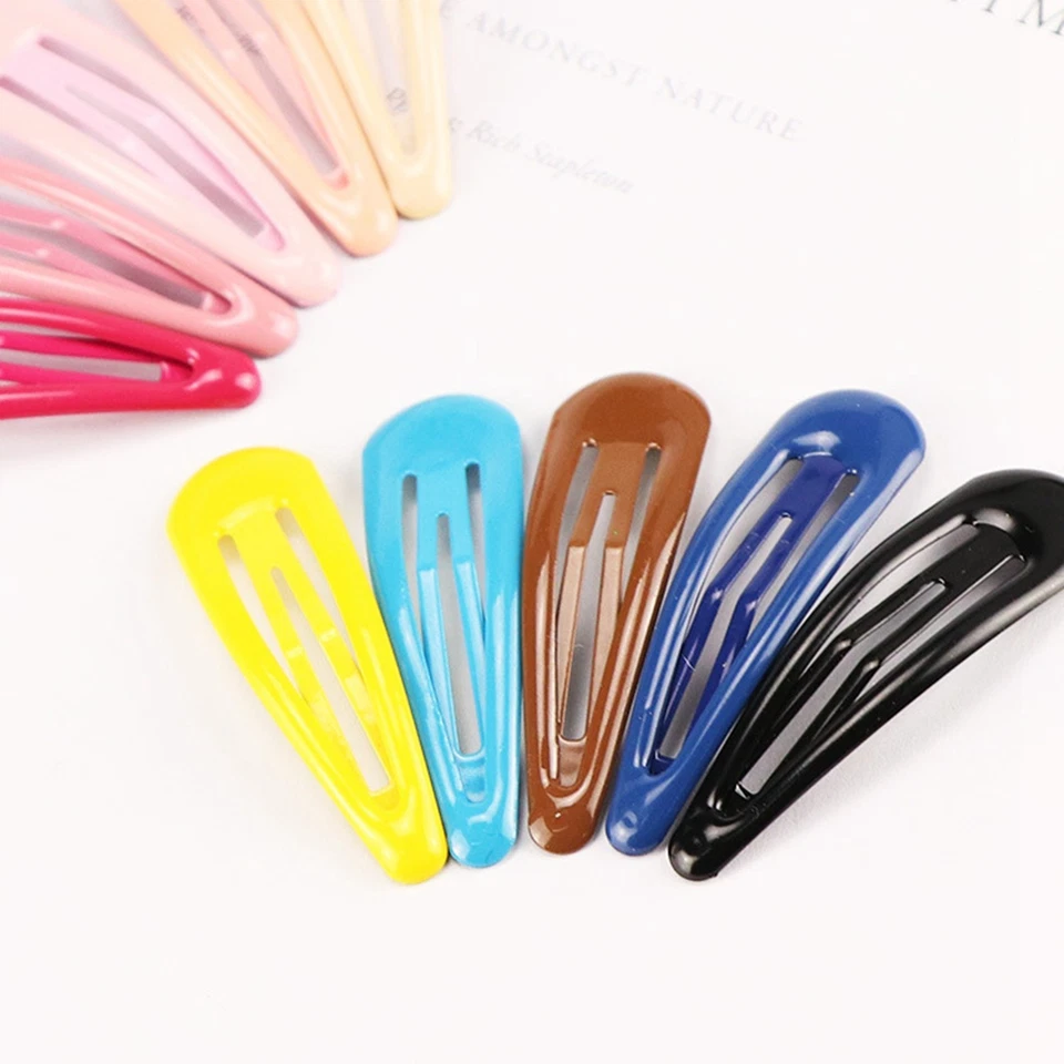 100 piezas horquillas de metal esmaltado pasadores a presión horquillas BB de 2" para mujeres niñas Foto 2 de 4